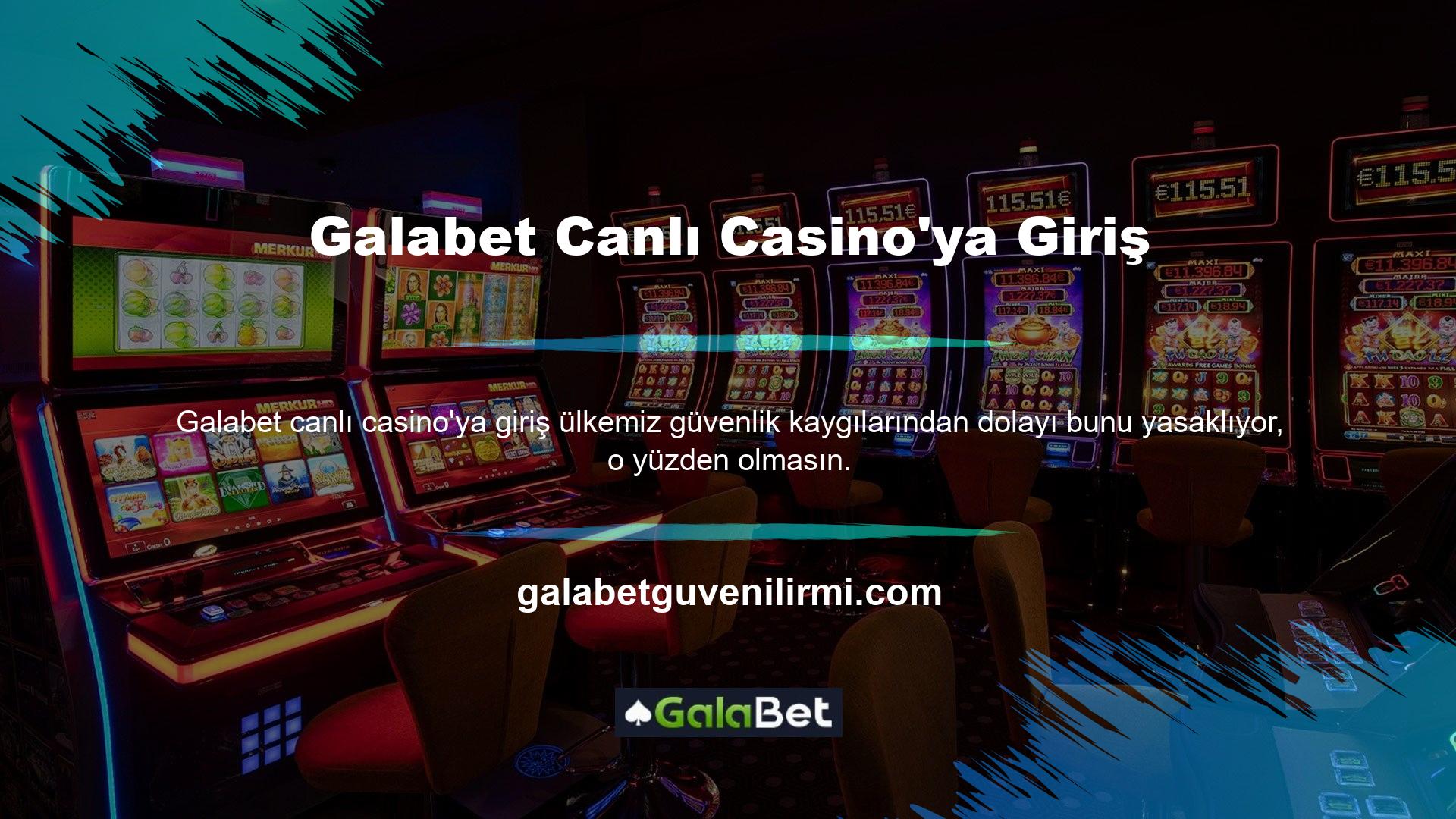 Galabet giriş canlı casino bahis sitelerinin kalitesi ve güvenilirliği kurulmuştur